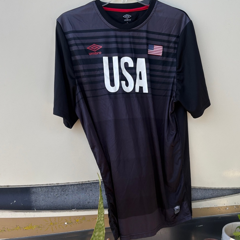 Umbro Black USA Men's Jersey
